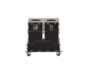 Sortaider Sorter  SRT10B2 Stylish and contemporary waste bin