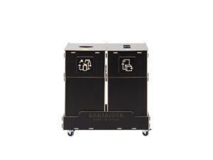 Sortaider Sorter SRT60B2 Eco-Friendly Wooden Waste Bin