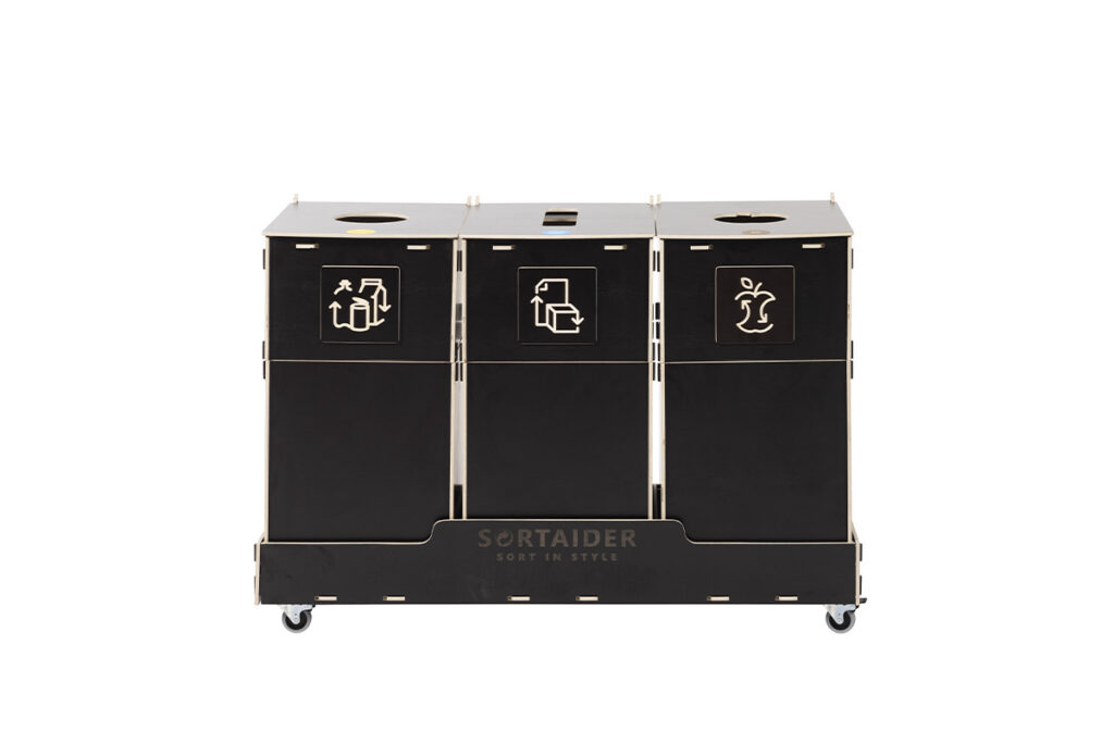 Sortaider Sorter SRT90B3 environmentally friendly waste bin